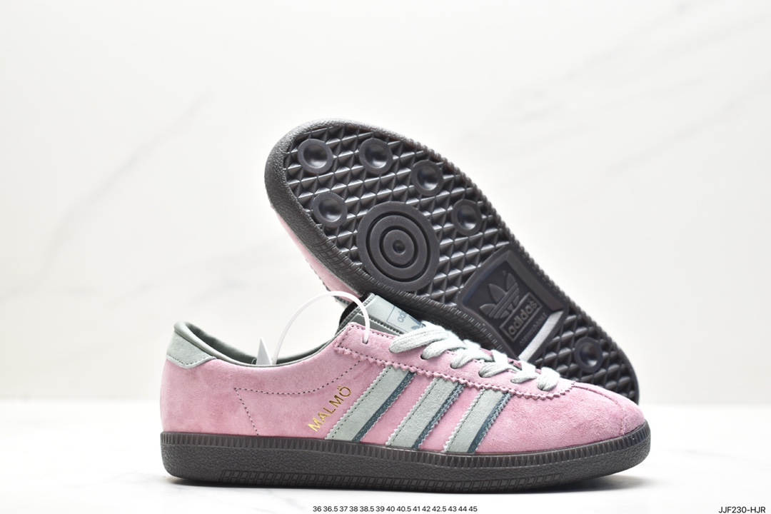 Adidas AD MALMO clover trend leisure lightweight wear-resistant non-slip low-top shoes ID2785