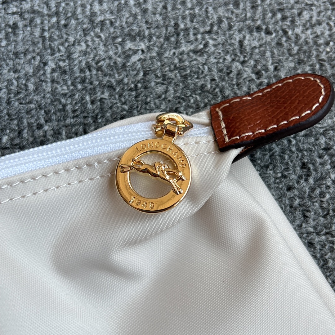 Longchamp 中号纸片白