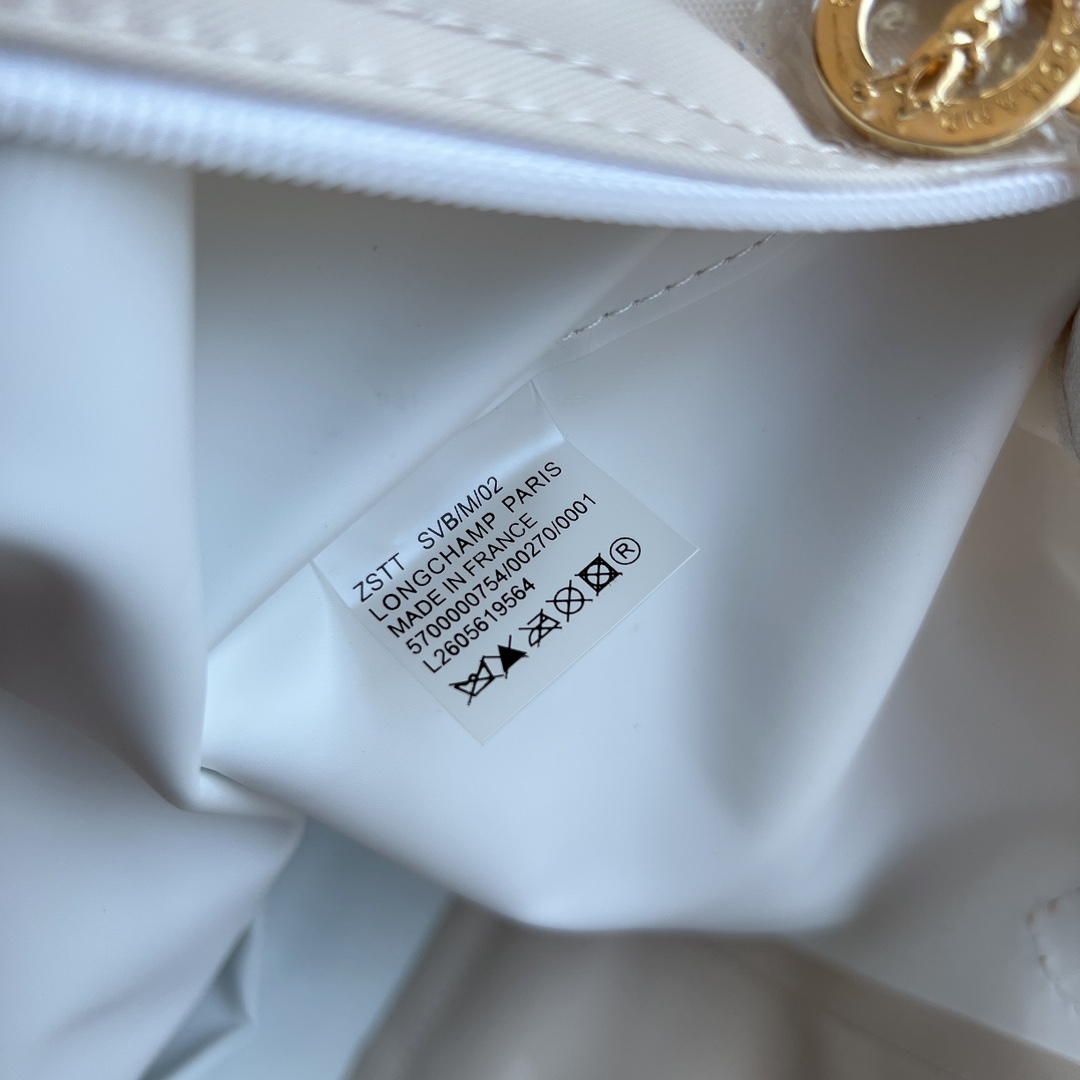 Longchamp 中号纸片白