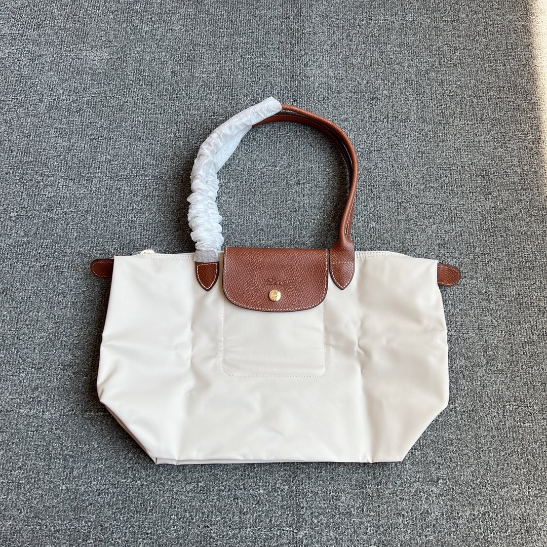 Longchamp 中号纸片白