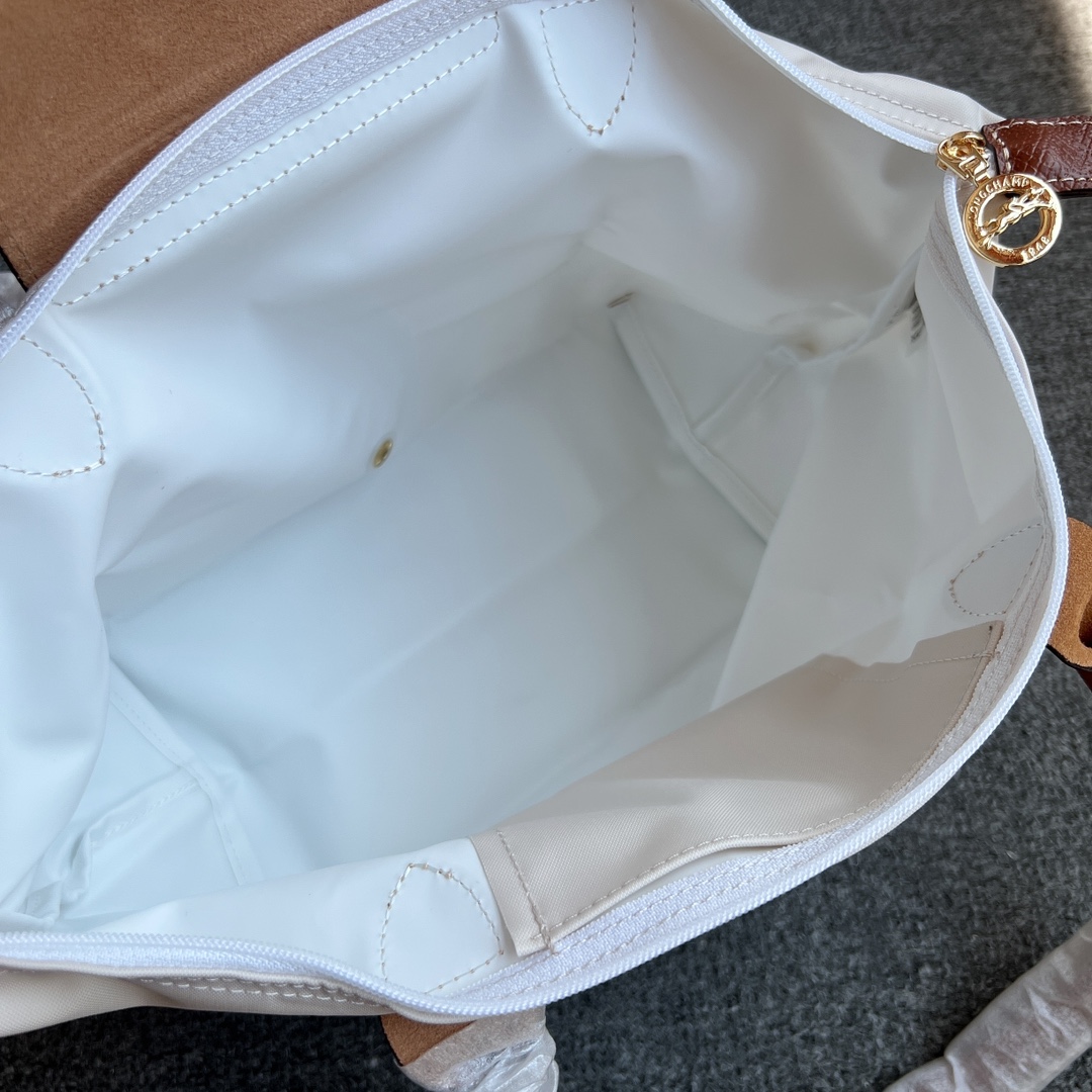 Longchamp 中号纸片白