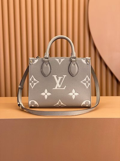 Can I buy replica Louis Vuitton LV Onthego Bags Handbags Grey All Steel M45779