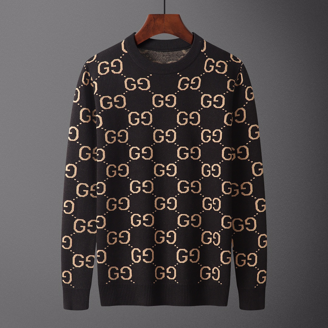 GUC•CI, suéter, número de modelo M2172#, tallas: M-XXXL, tejido: modal, anti-pilling, color: negro