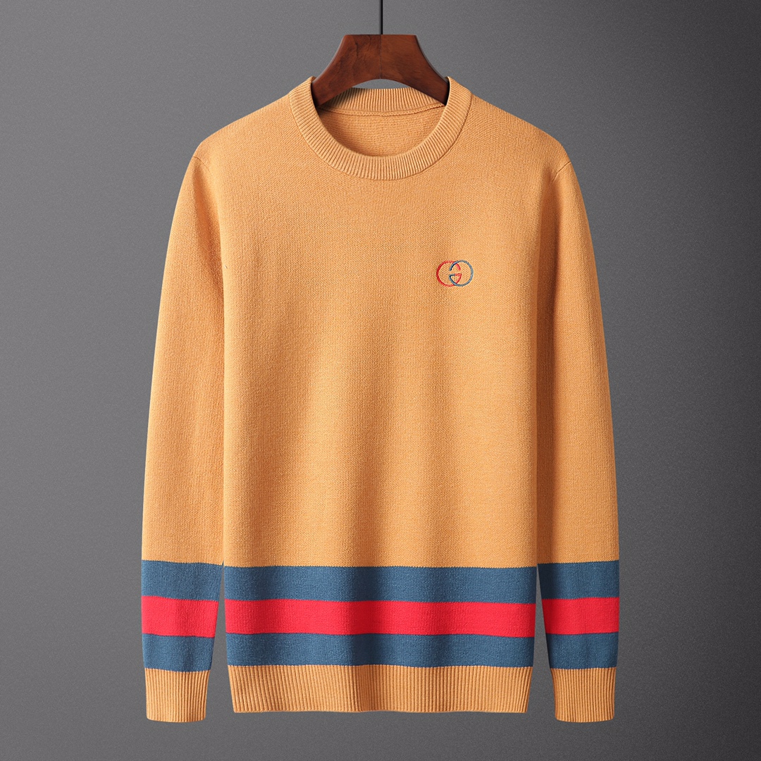 GUC•CI, suéter, modelo M2174#, tallas: M-XXXL, tejido: modal, anti-pilling, color: caqui