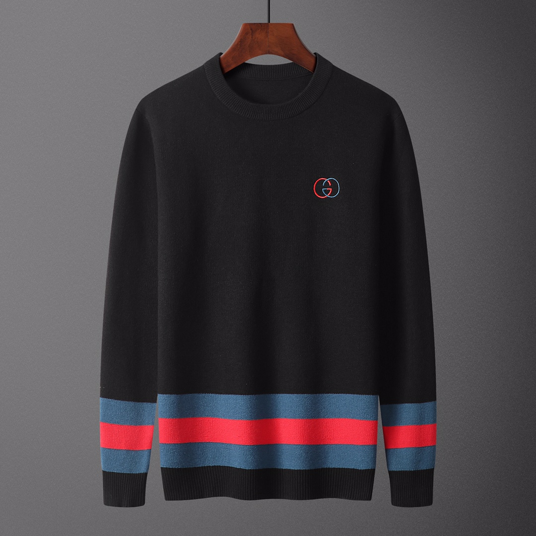 GUC•CI, suéter, modelo M2174#, tallas: M-XXXL, tejido: modal, anti-pilling, color: negro