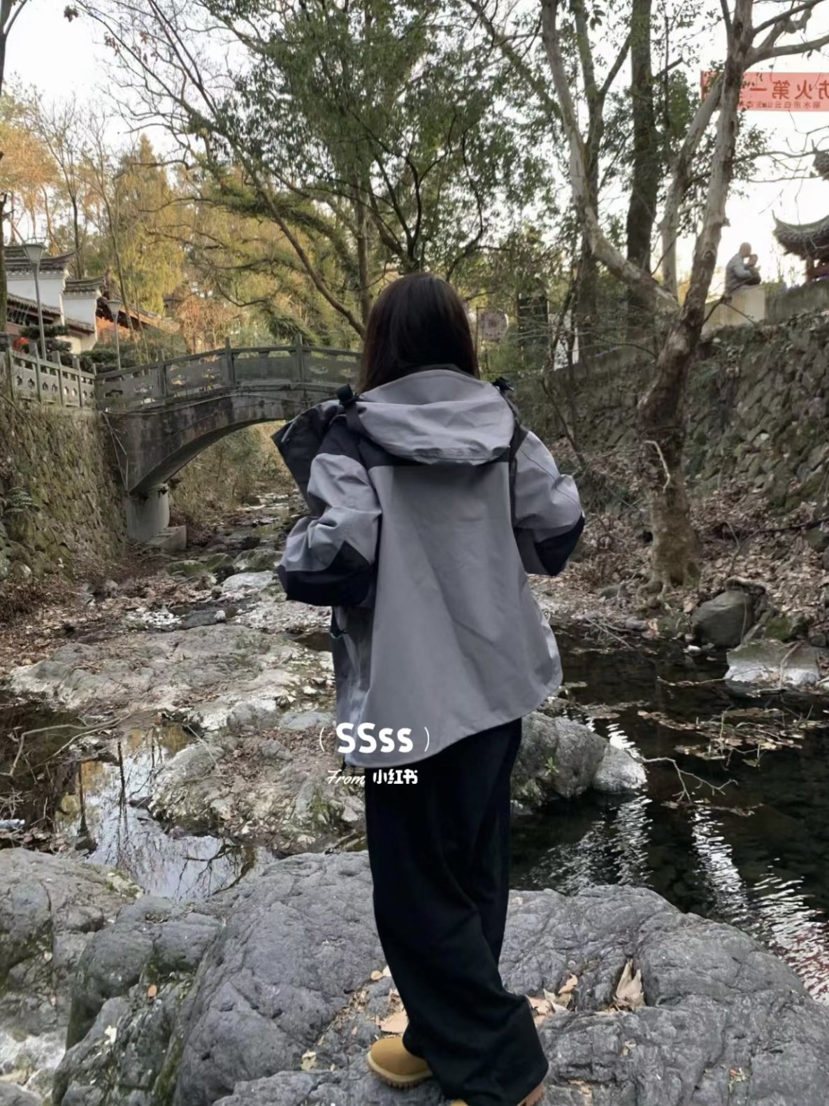 批150 1990 TNF北面经典冲锋衣 石墨灰