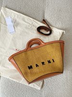 Marni Bags Handbags Replica 1:1 High Quality
 Raffia Straw Woven Summer Collection