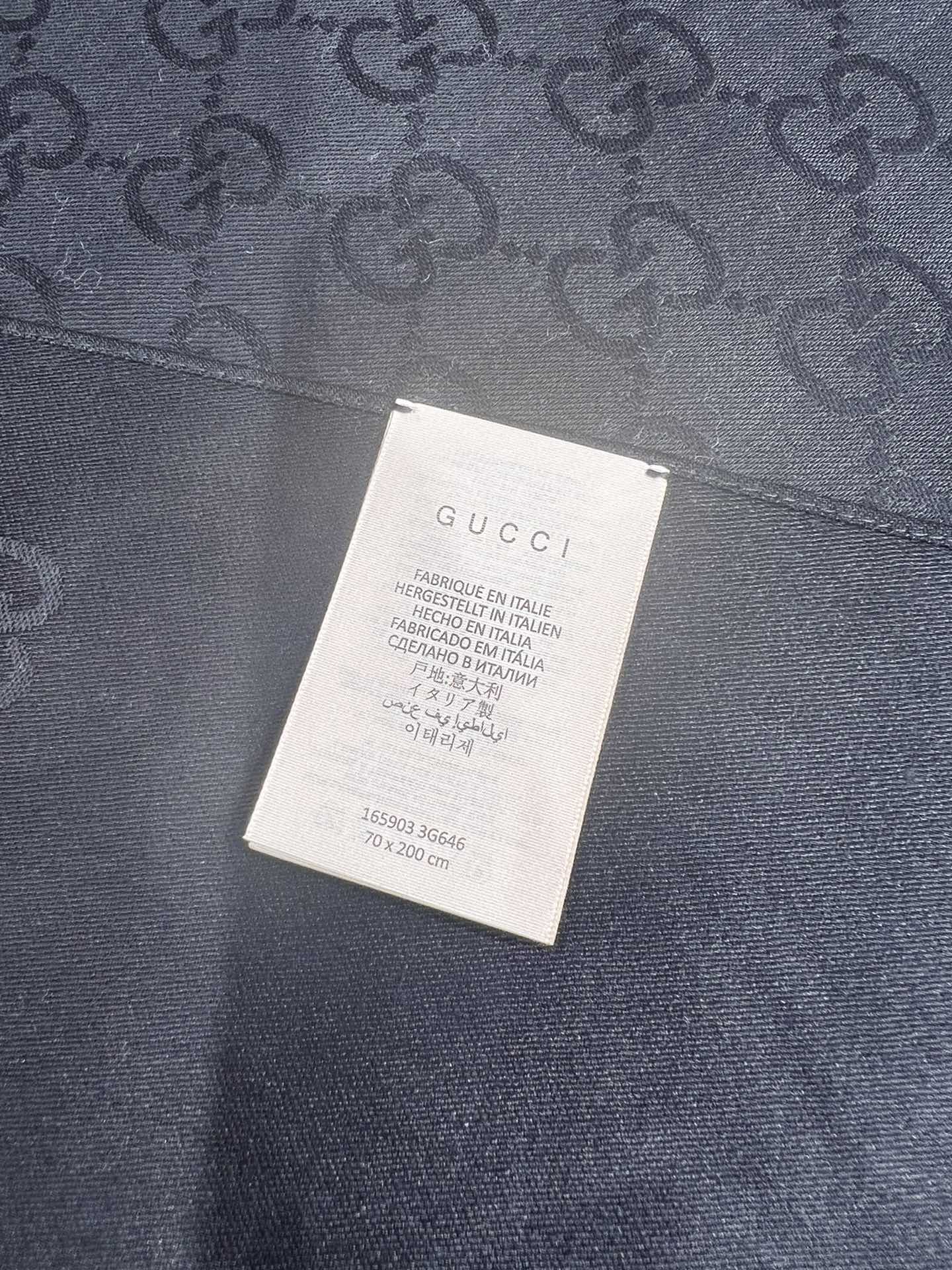 💟Gucci经典披肩👫✨【双G标志提花长巾】G专柜的常青树款，中性款男女都可用，品质极好❗️经典双G提花
