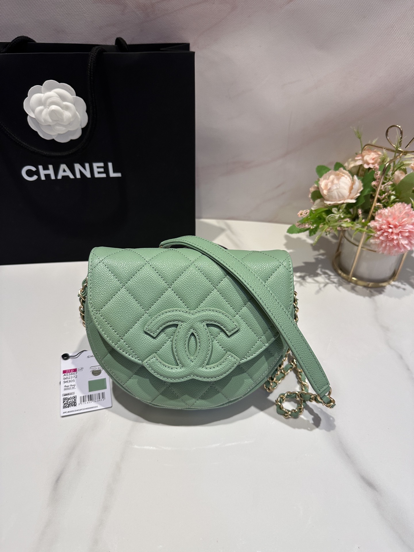 Chanel Sacs À Selle Cuir de vache