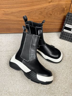 Lanvin Knockoff Short Boots Calfskin Cowhide TPU Fall/Winter Collection