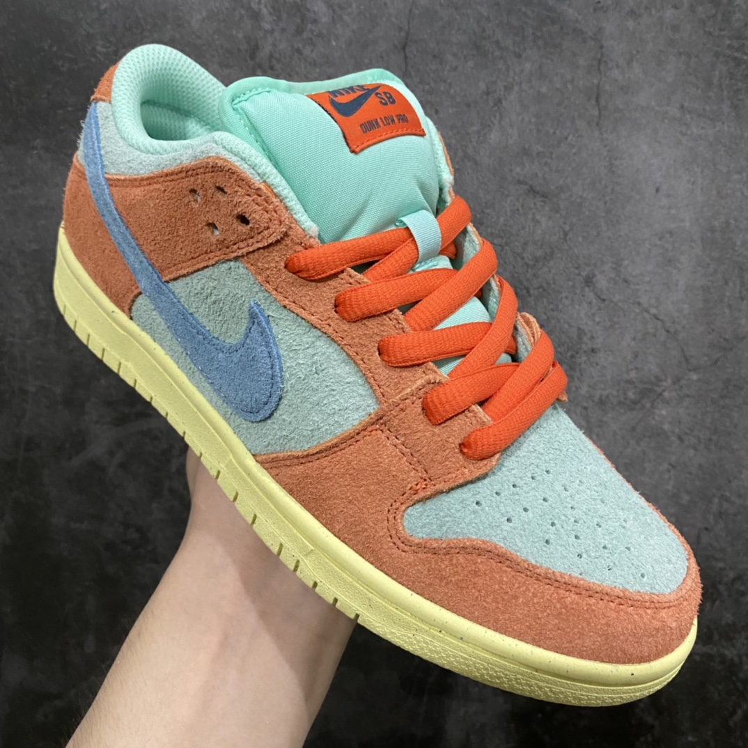 GT version Nk SB Dunk ”Noise Aqua” Tropical Fruit Pie Dunk Series Retro Low-top Casual Skateboard Shoes DV5429-800