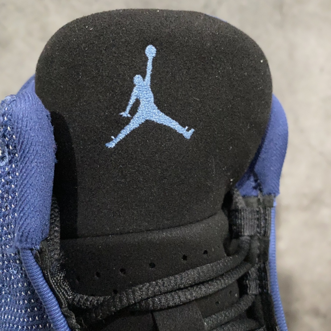 图片[4]-【莞产纯原】Air Jordan AJ13海军蓝 黑蓝DJ5982-400n市售最强版 全鞋使用原材料打造n完美鞋型 原厂3D变色猫眼 刺绣针车皮料 用料细节全部拉满档位n高价零售首选版本💪🏻 尺码：40-47.5-莆田鞋批发中心