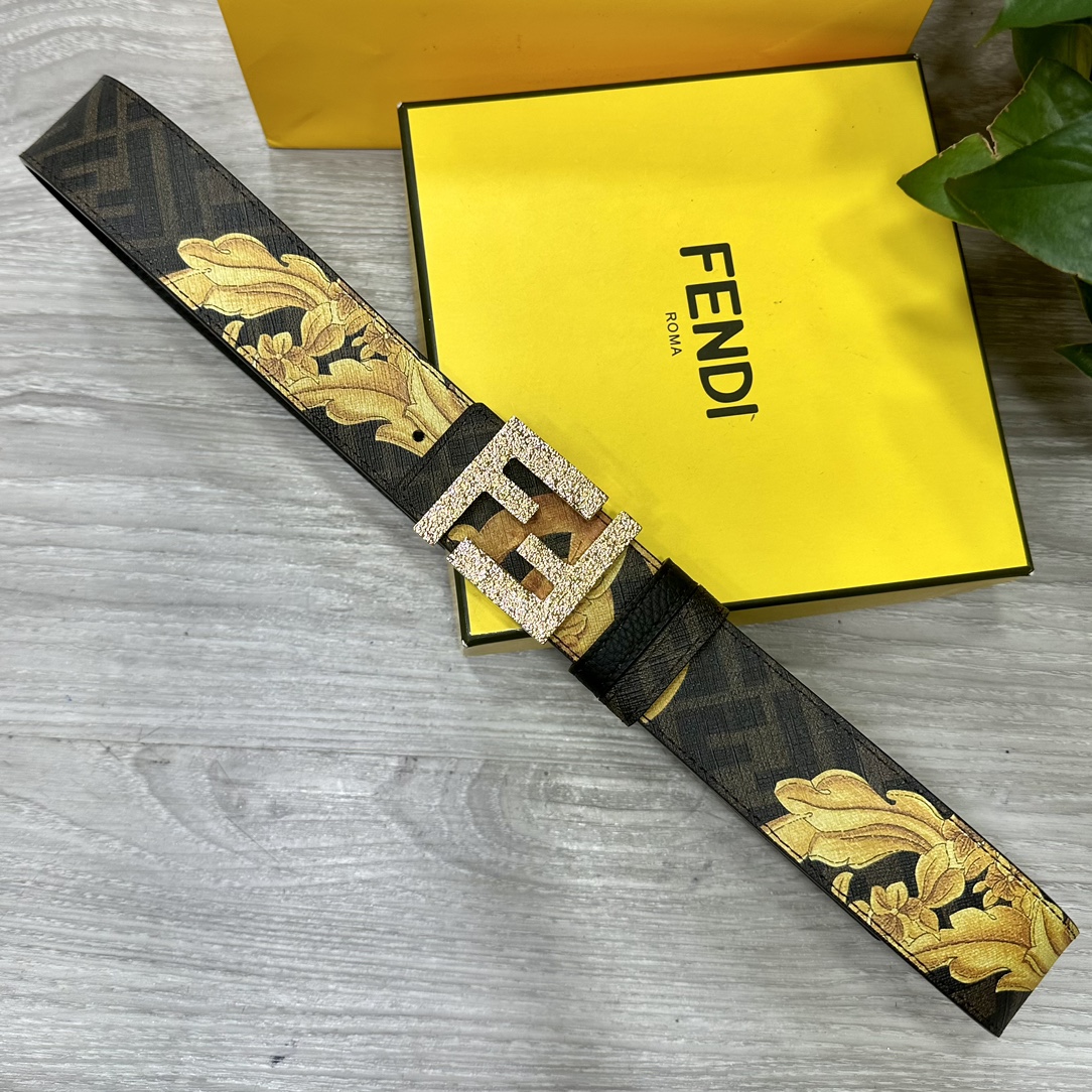 FENDI芬迪专柜同款宽4.0CM双