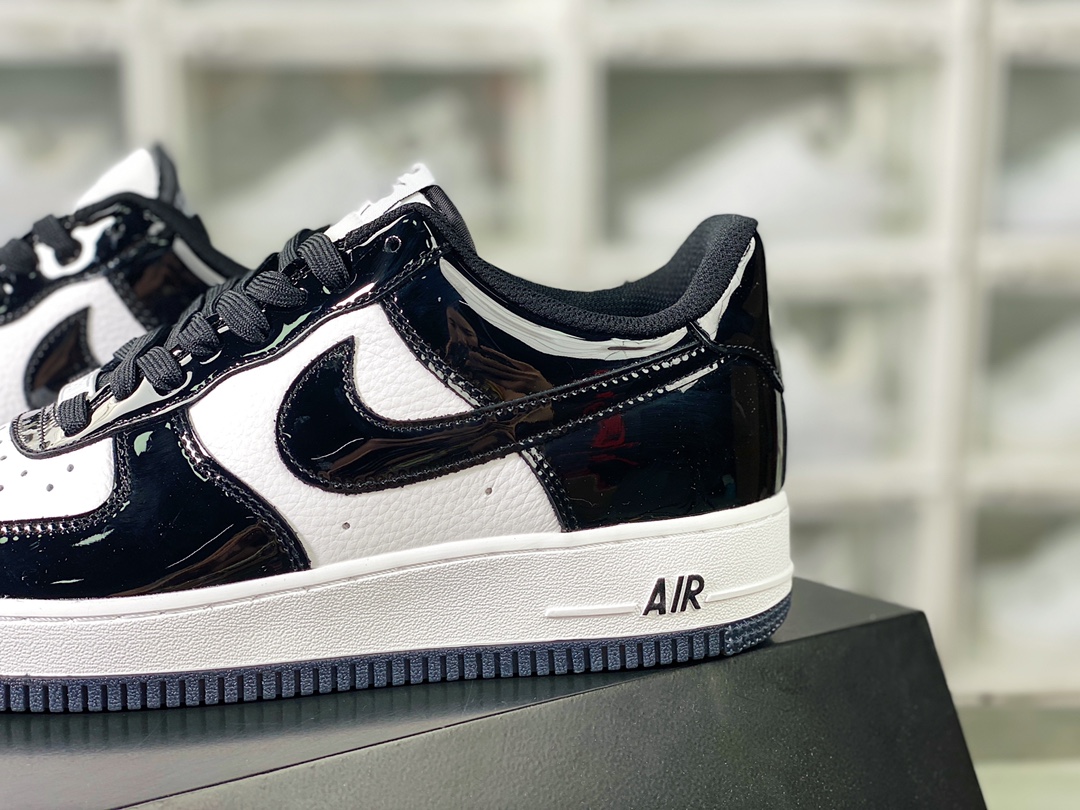 240 Air Force 1’07 Low”Black/White/Pande”空军一号板鞋“漆皮黑白熊猫”HP3656-588