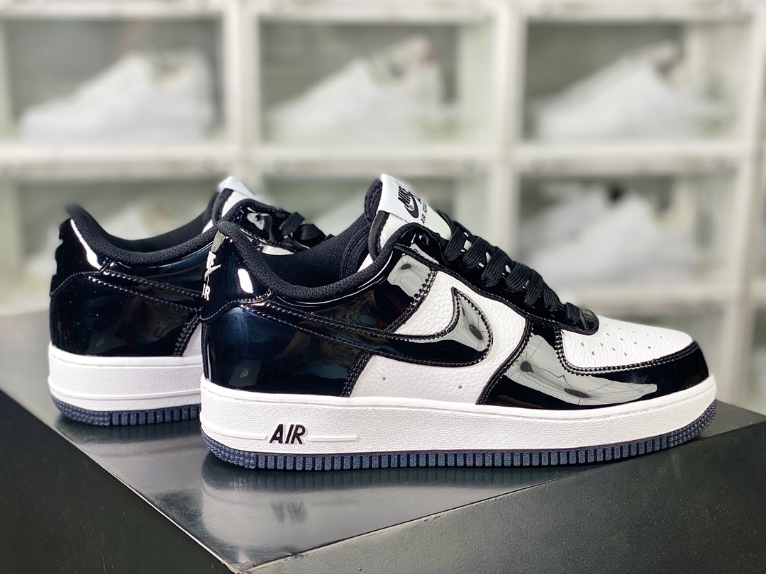 240 Air Force 1’07 Low”Black/White/Pande”空军一号板鞋“漆皮黑白熊猫”HP3656-588