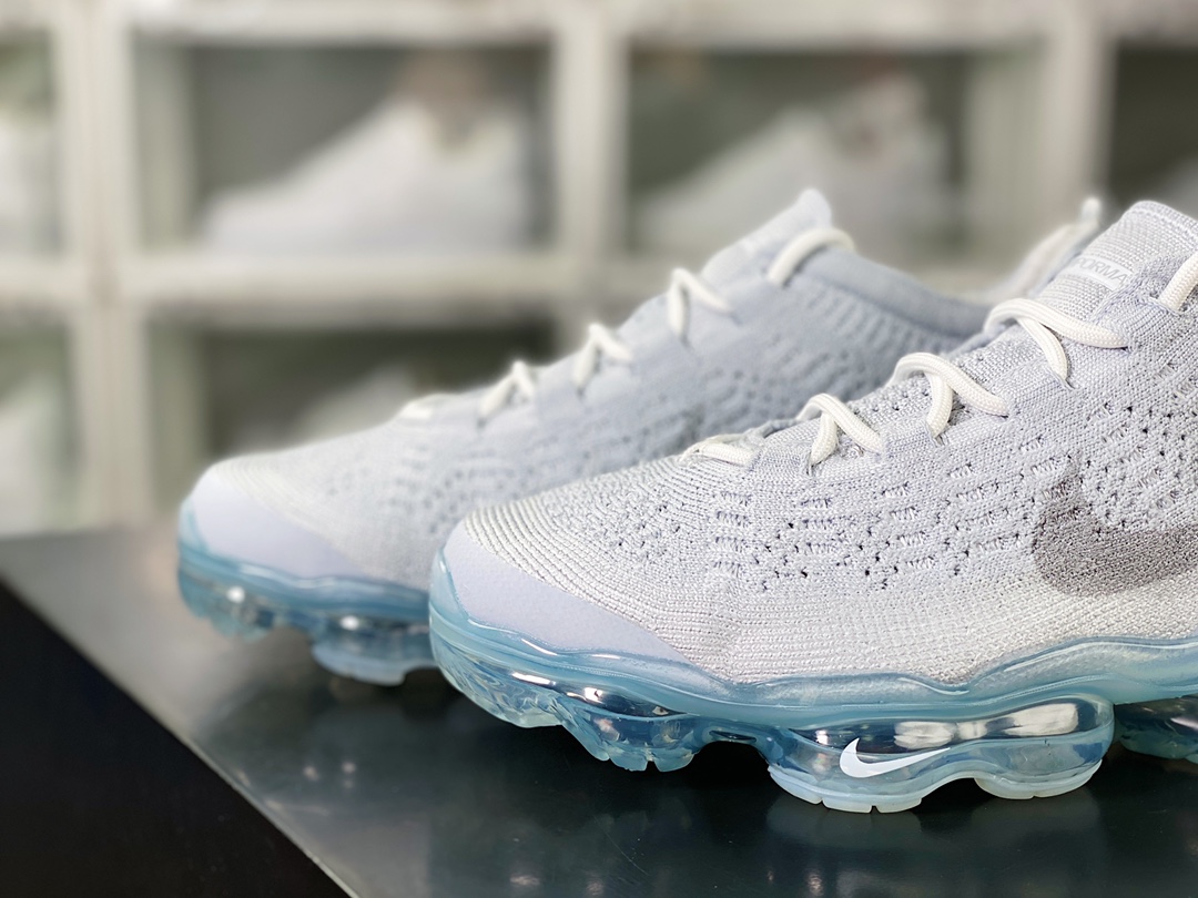 Air VaporMax 2023 Flyknit FK”Pure Platinum”2023款慢跑鞋“白银冰蓝底”DV1678-002