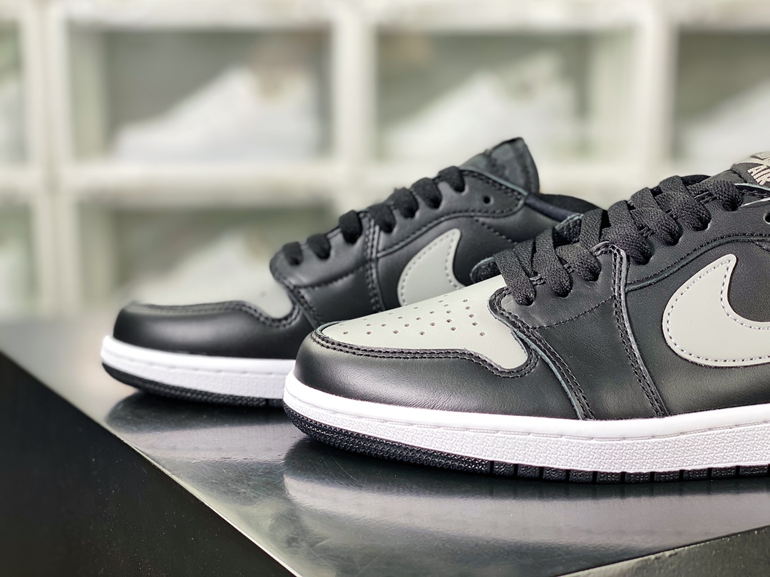 Air Jordan 1 Retro Low OG ”Black Toe” AJ1 Jordan first generation basketball shoes ”OG Shadow Gray” 705329-003