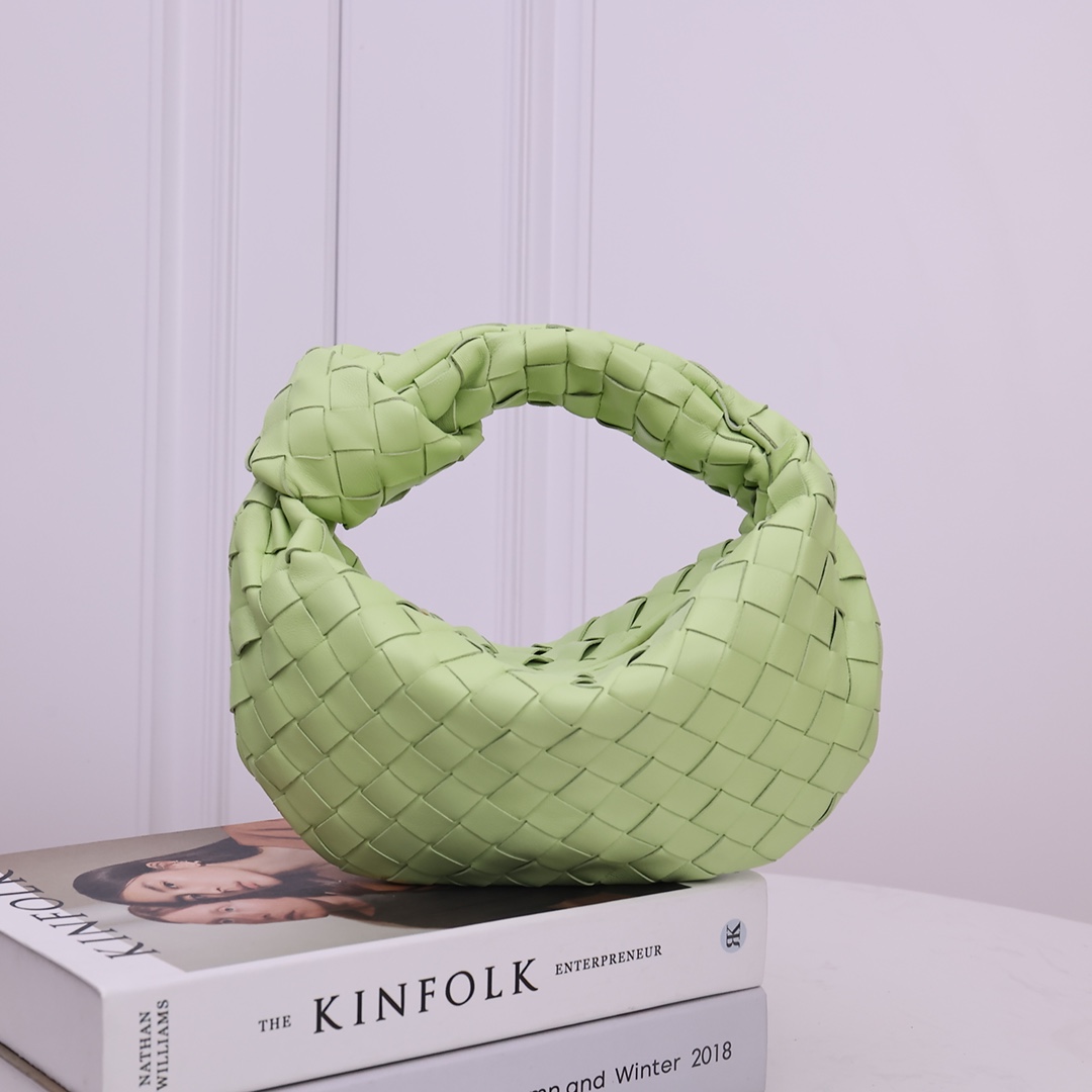 Bottega Veneta Intrecciato Lambskin Knot Hobo Handbag