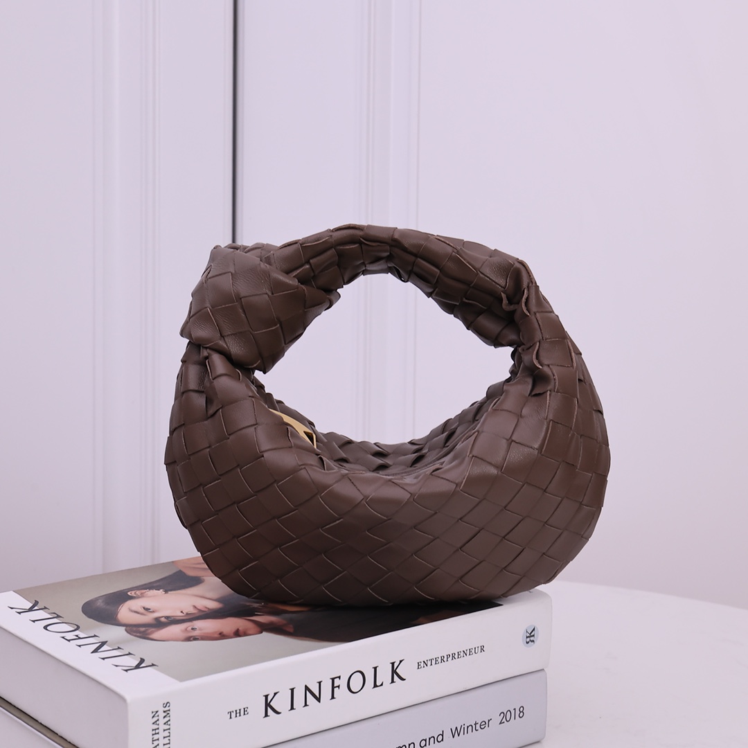 Bottega Veneta Intrecciato Lambskin Knot Hobo Handbag