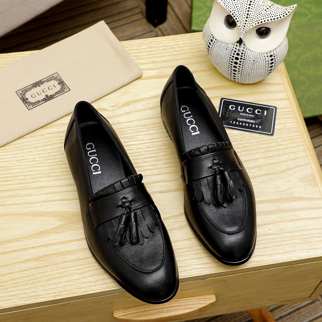 Projektant Fałszywy
 Gucci Skórzane Buty Oxford Czarny Mężczyźni Skóra krowia