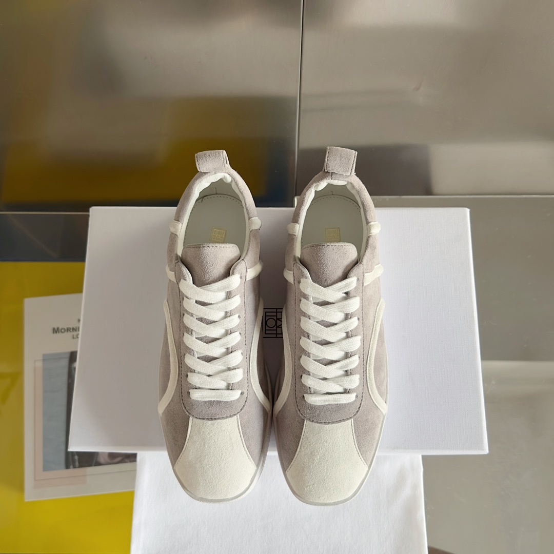 Top: Retro German Sneakers with Zirconium Detail & Cozy Sheepskin Lining - 图片 7