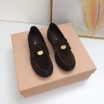 Replica Every Designer
 MiuMiu 1:1
 Shoes Loafers Fall Collection Vintage