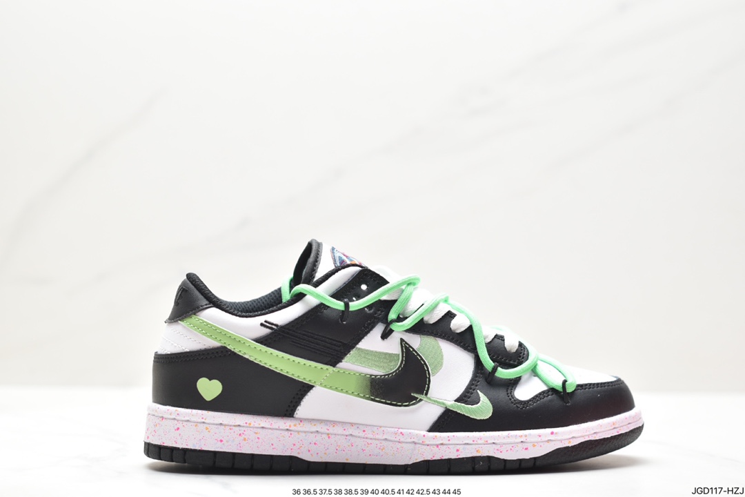 NK SB Dunk Low”Green/Beige“绑绳解构风 板鞋 DD1391-002