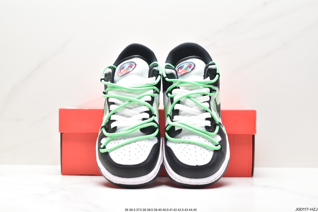 NK SB Dunk Low”Green/Beige“绑绳解构风 板鞋 DD1391-002