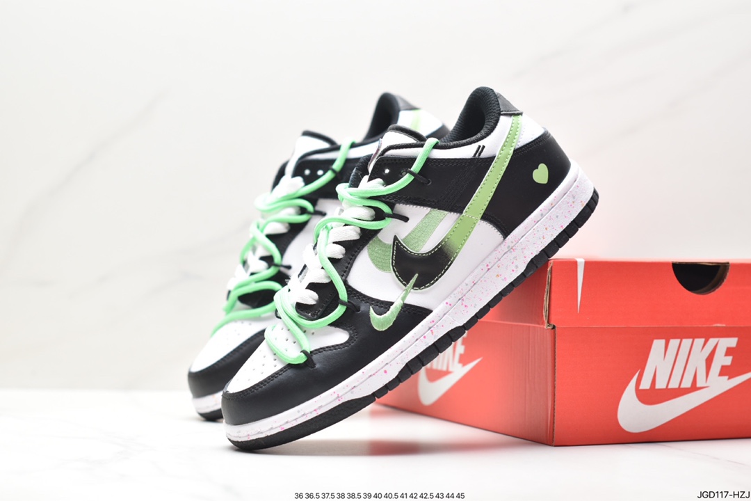 NK SB Dunk Low”Green/Beige“绑绳解构风 板鞋 DD1391-002