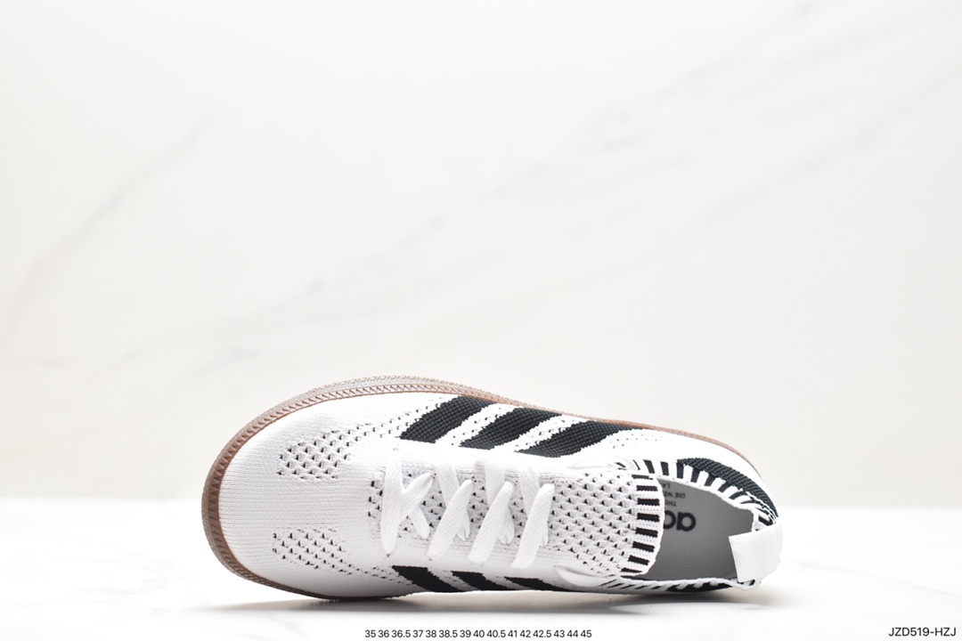 AD Samba VEGAN black and white knitted surface Samba training shoes CQ2217