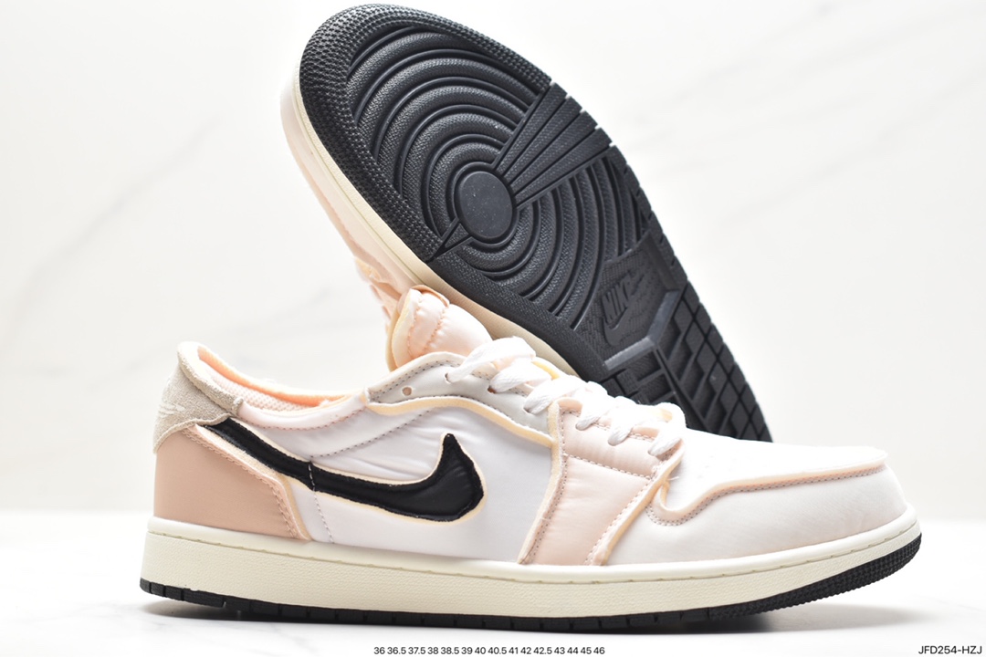 Air Jordan 1 Low ”Dark Smoke Grev” AJ1 Jordan 1 Deconstructed Low-top Basketball Shoes DV0982-100