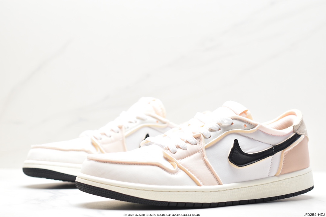 Air Jordan 1 Low ”Dark Smoke Grev” AJ1 Jordan 1 Deconstructed Low-top Basketball Shoes DV0982-100