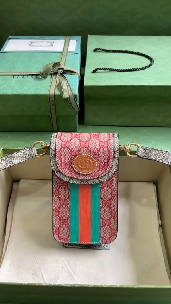 Gucci Mini Bags Brown Pink Mini