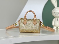 Louis Vuitton LV Speedy Bags Handbags Gold Canvas M82242