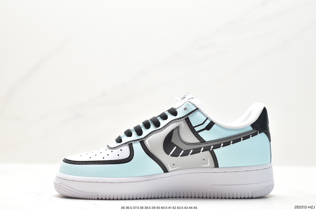 Official hot-selling customized two-dimensional theme Nike Air Force 1 Low'07 Black Diamond NY7569-123