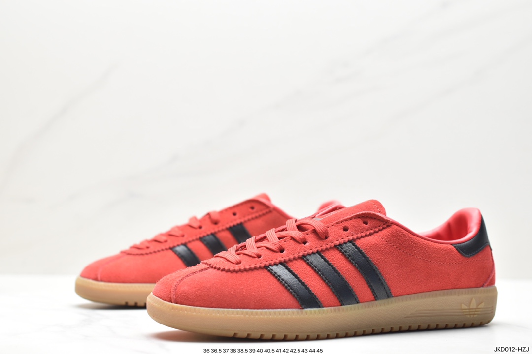 Adidas Originals Bermuda suede non-slip wear-resistant lightweight low-top sneakers AQ1047