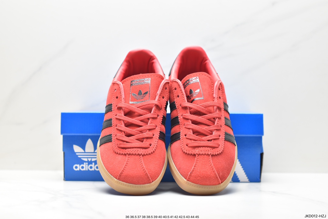 Adidas Originals Bermuda suede non-slip wear-resistant lightweight low-top sneakers AQ1047