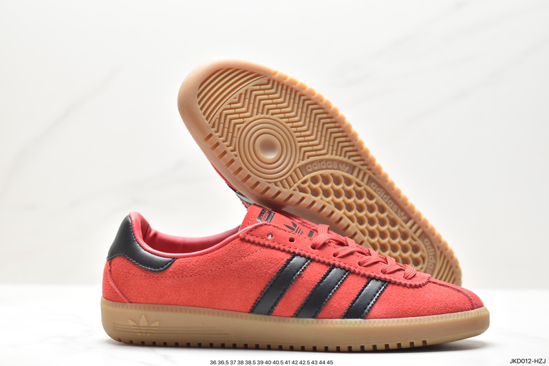 Adidas Originals Bermuda suede non-slip wear-resistant lightweight low-top sneakers AQ1047