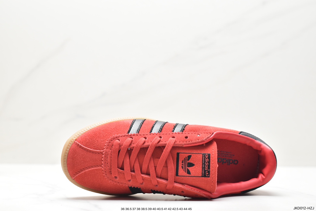 Adidas Originals Bermuda suede non-slip wear-resistant lightweight low-top sneakers AQ1047