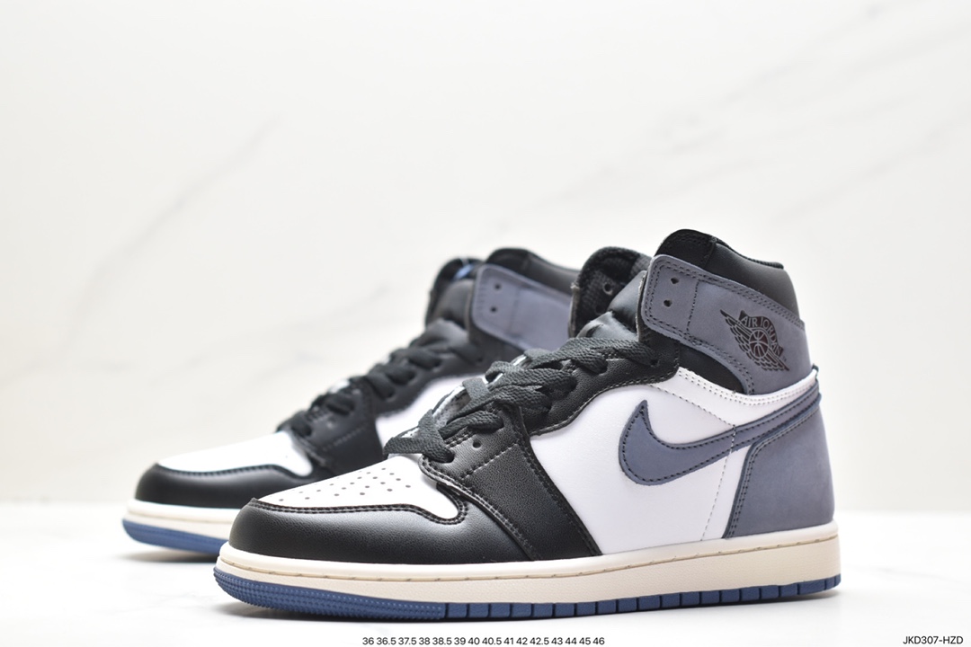 耐克Nike Air Jordan 1 Retro High OG”Black/White“AJ1代篮球鞋 555088-032