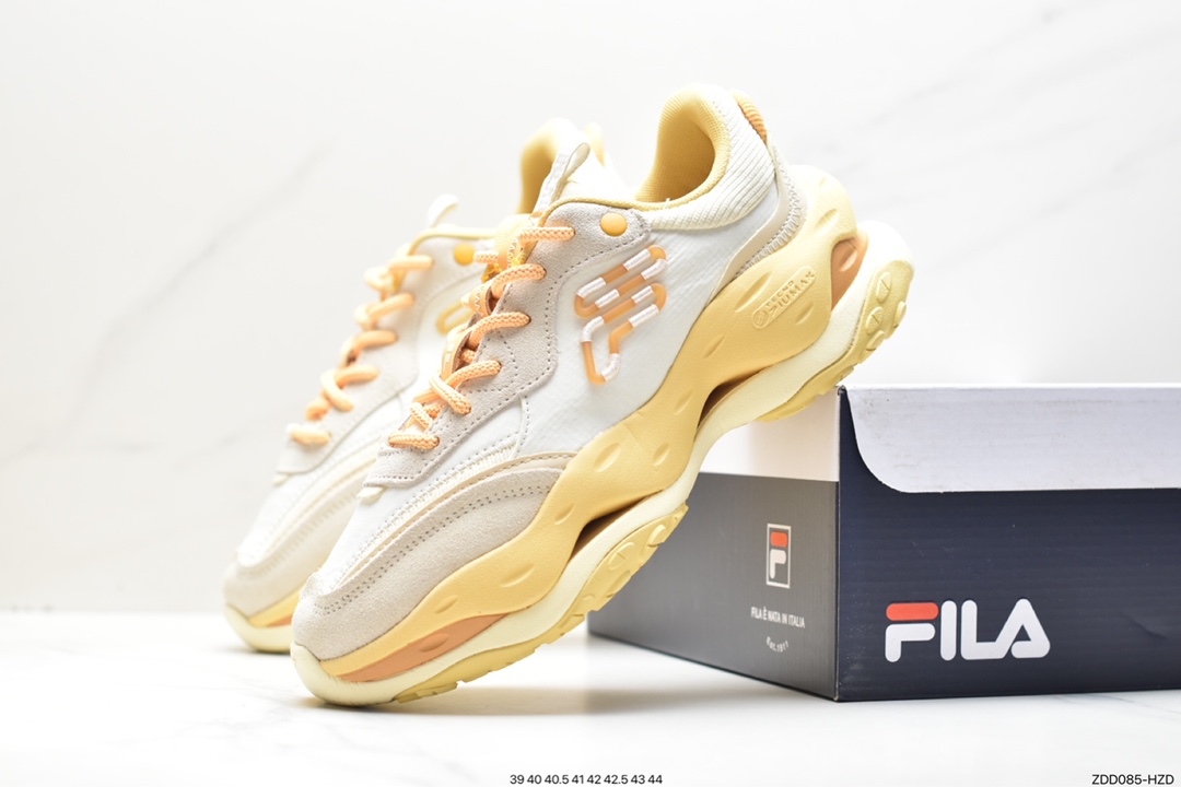 230 Fila Fusion Bianco 2 斐乐潮牌减震防滑耐磨休闲厚底老爹鞋 T12W311103ALA