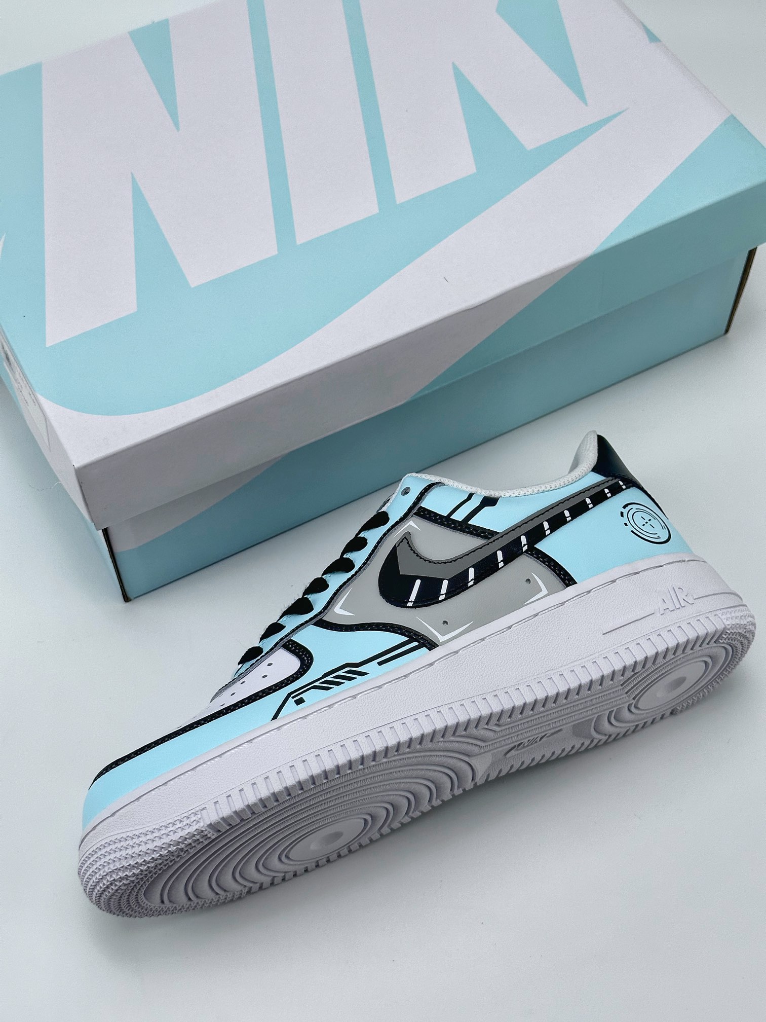 Nike Air Force 1 Low 07 Mint Green Chambord Punk Print NY7569-123