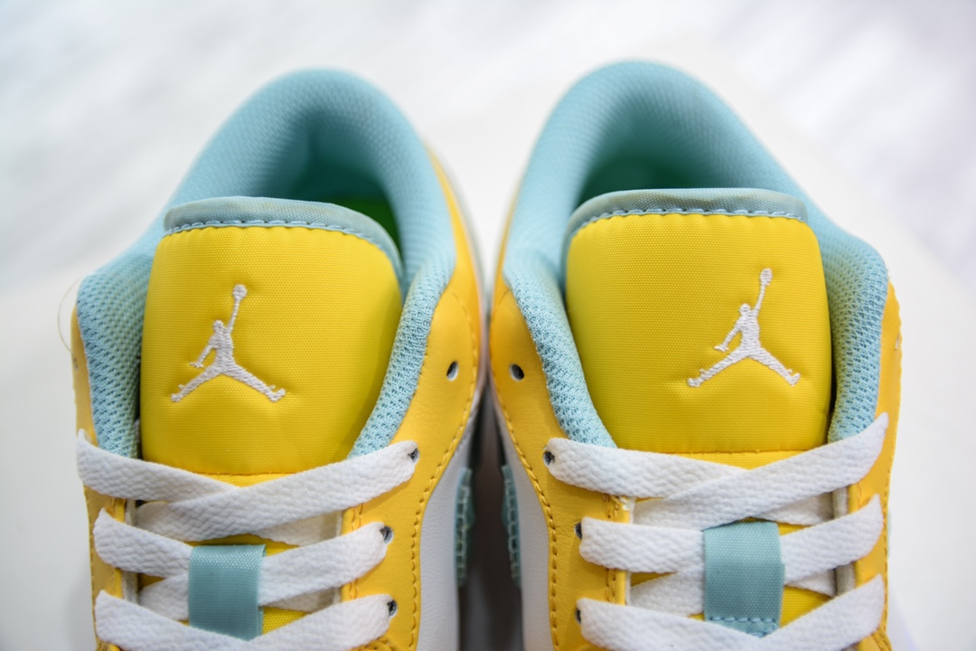 Air Jordan 1 Low yellow and white jelly hook AJ1 Joe 1 low-top casual sneakers DX4375-800