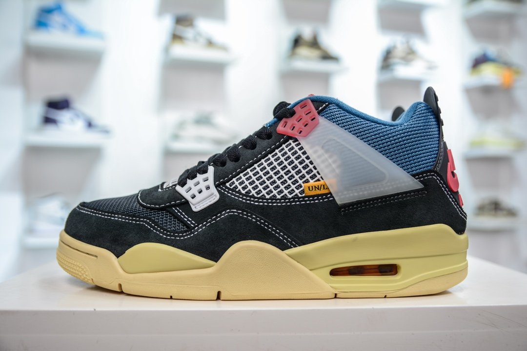 350 全码补齐 PB版 Union La x Air Jordan 4 retro sp “off noir”  DC9533-001