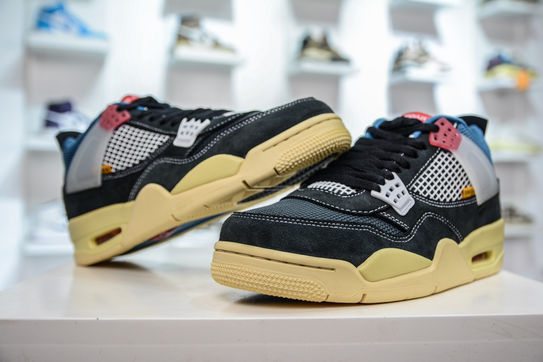 350 全码补齐 PB版 Union La x Air Jordan 4 retro sp "off noir"  DC9533-001