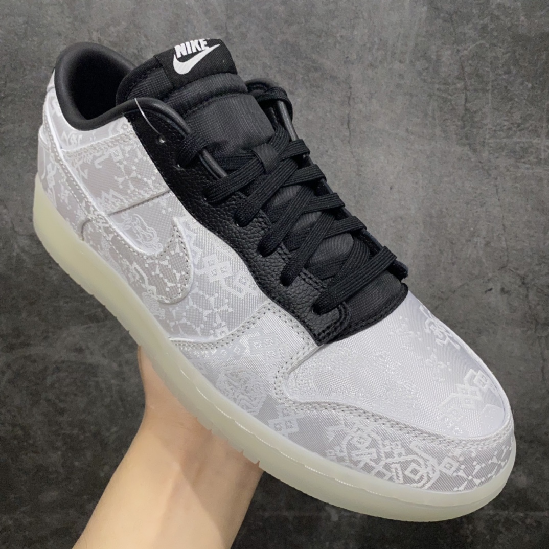 图片[3]-【M版纯原】Fragment Design × CLOT x Nike Dunk Low 耐克 低帮 白丝绸三方联名 藤原浩  FN0315-110nn市售顶流版本 优于市场其他代号纯原n鞋型非常完美反口皮料平滑自然无任何褶皱n进口反光丝绸鞋面 双层可撕 内里图案同步原鞋n整个鞋子及配件能用原厂的地方 全都是原厂材料n高端高价零售首选版本💪🏻nSize: 36-47.5-莆田鞋批发中心