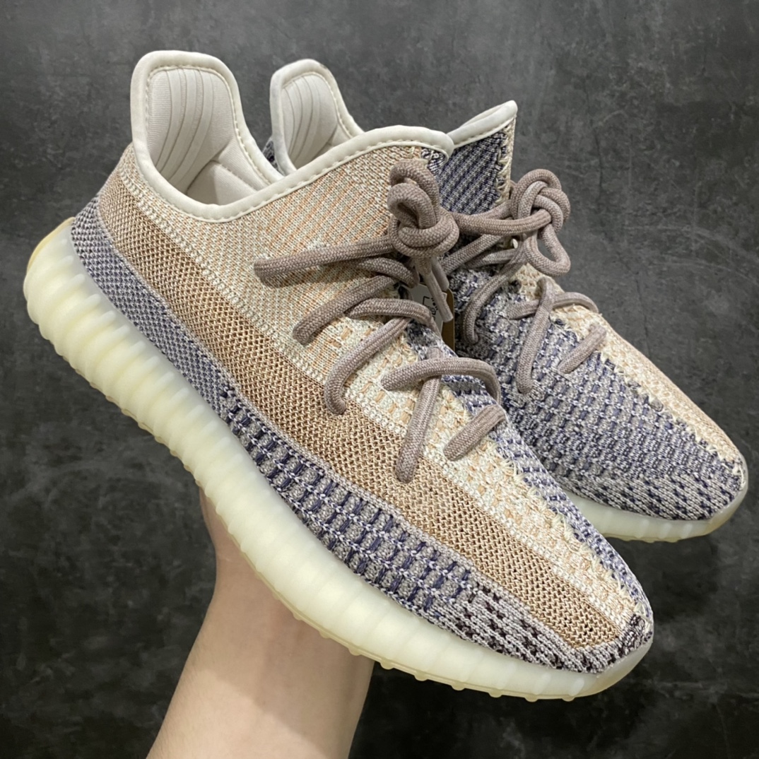 纯原版本Yeezy350V2AshPesrl灰珍珠GY7658市场第一梯队高端零售首选品质不翻车原鞋原厂