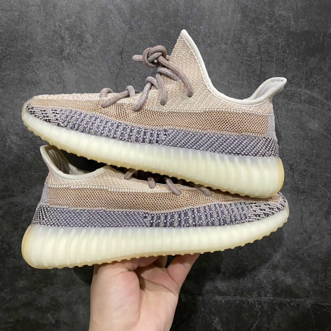 纯原版本Yeezy350V2AshPesrl灰珍珠GY7658市场第一梯队高端零售首选品质不翻车原鞋原厂