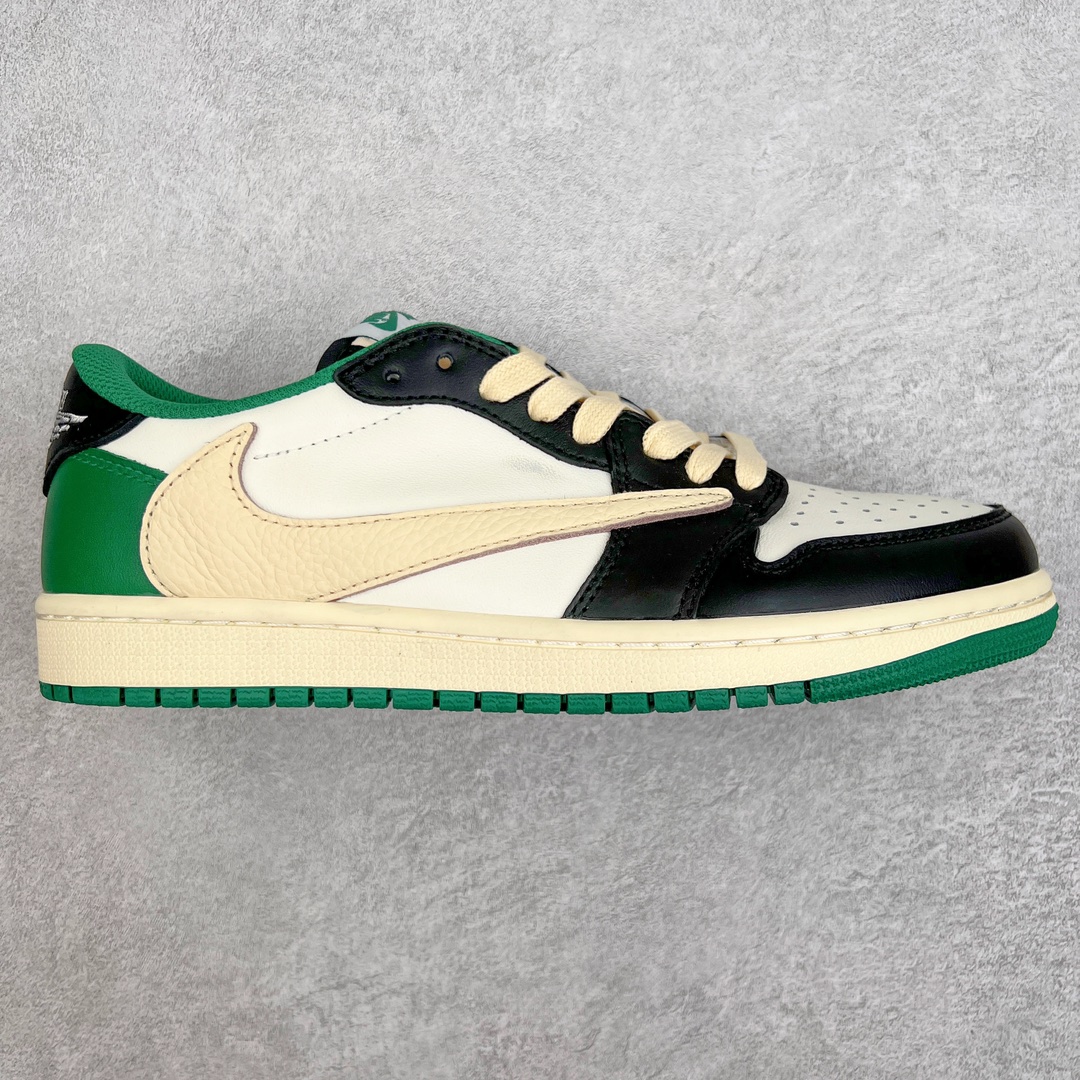 图片[6]-＃KZ神版莞产 Travis Scott x Air Jordan AJ1 Low OG SP TS联名倒钩低帮 全系列配色 外贸特供批次 新配色不断更新开发 市场中端王者 全套原纸板楦头开发 确保原汁原味 完美呈现一代版型 一比一鞋头弧度高度鞋身弧度 此版本只针对中端市场 细节品控鞋型随意秒杀市面同价位 鞋型完美 不臃肿别扭 头层皮料加持 用料绝不含糊 进口玻璃冲刀皮料裁剪零毛边 电脑针车工艺 超高鞋面清洁度 最高QC检验标准 控制溢胶瑕疵 原盒原配 飞翼3D高频深度立体 工艺方面大到整体鞋型 漏斗收腰 底线拉帮 LOGO立体程度 小到针眼排布 载片对称 冲孔效果 鞋标规范 鞋垫背胶等等 无一不是口碑收割 每双都是一个回头客 尺码：36 36.5 37.5 38 38.5 39 40 40.5 41 42 42.5 43 44 44.5 45 46 47.5-选品中心