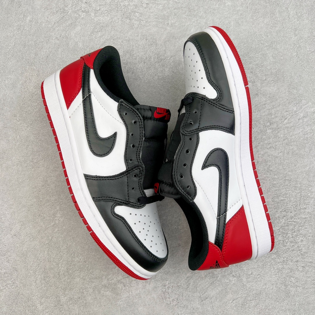图片[3]-＃KZ神版莞产 Air Jordan AJ1 Low OG 低帮 黑脚趾 CZ0790-106 外贸特供批次 新配色不断更新开发 市场中端王者 全套原纸板楦头开发 确保原汁原味 完美呈现一代版型 一比一鞋头弧度高度鞋身弧度 此版本只针对中端市场 细节品控鞋型随意秒杀市面同价位 鞋型完美 不臃肿别扭 头层皮料加持 用料绝不含糊 进口玻璃冲刀皮料裁剪零毛边 电脑针车工艺 超高鞋面清洁度 最高QC检验标准 控制溢胶瑕疵 原盒原配 飞翼3D高频深度立体 工艺方面大到整体鞋型 漏斗收腰 底线拉帮 LOGO立体程度 小到针眼排布 载片对称 冲孔效果 鞋标规范 鞋垫背胶等等 无一不是口碑收割 每双都是一个回头客 尺码：36 36.5 37.5 38 38.5 39 40 40.5 41 42 42.5 43 44 44.5 45 46 47.5-选品中心